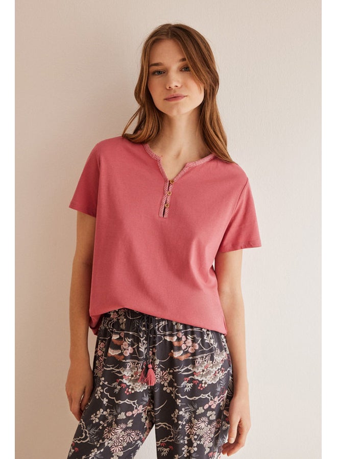 women'secret cotton short sleeve t-shirt - Image 3