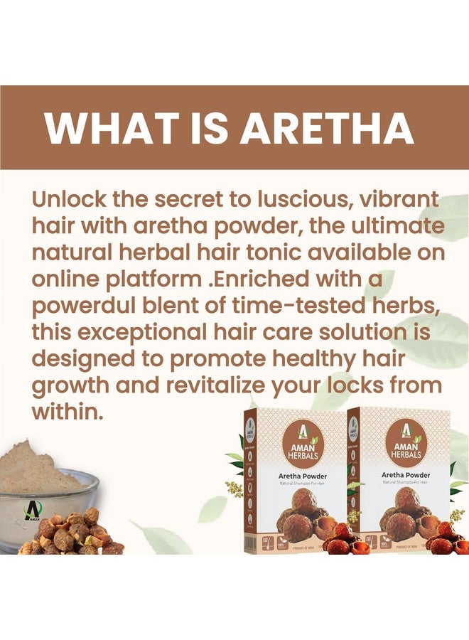 AMAN Reetha Powder For Hair Aritha Powder Organic Hair Wash 100 Grams By Aman - Image 2