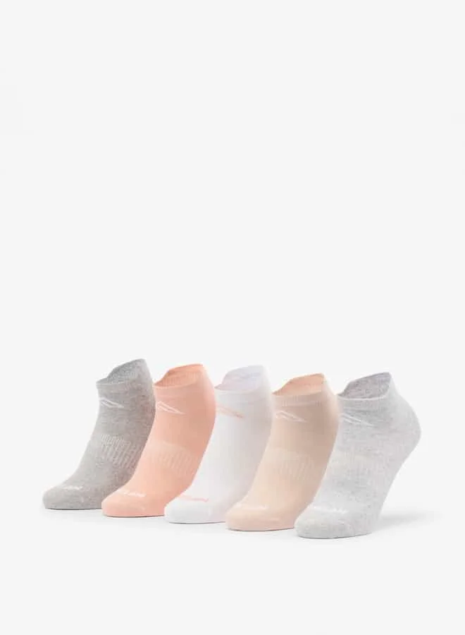 Oaklan by Shoexpress Women Logo Print Ankle Length Socks - Set of 5