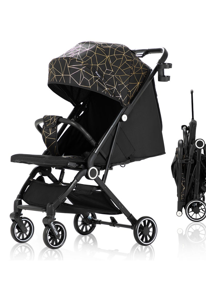 Travel Zen Stroller With Coffee Cup Holder - Black Gold - pzsku/Z7B8D1FEDB1D2A9F6C7B2Z/45/_/1699616784/9e9c11e9-a8ad-47ee-ab92-d130aac94174