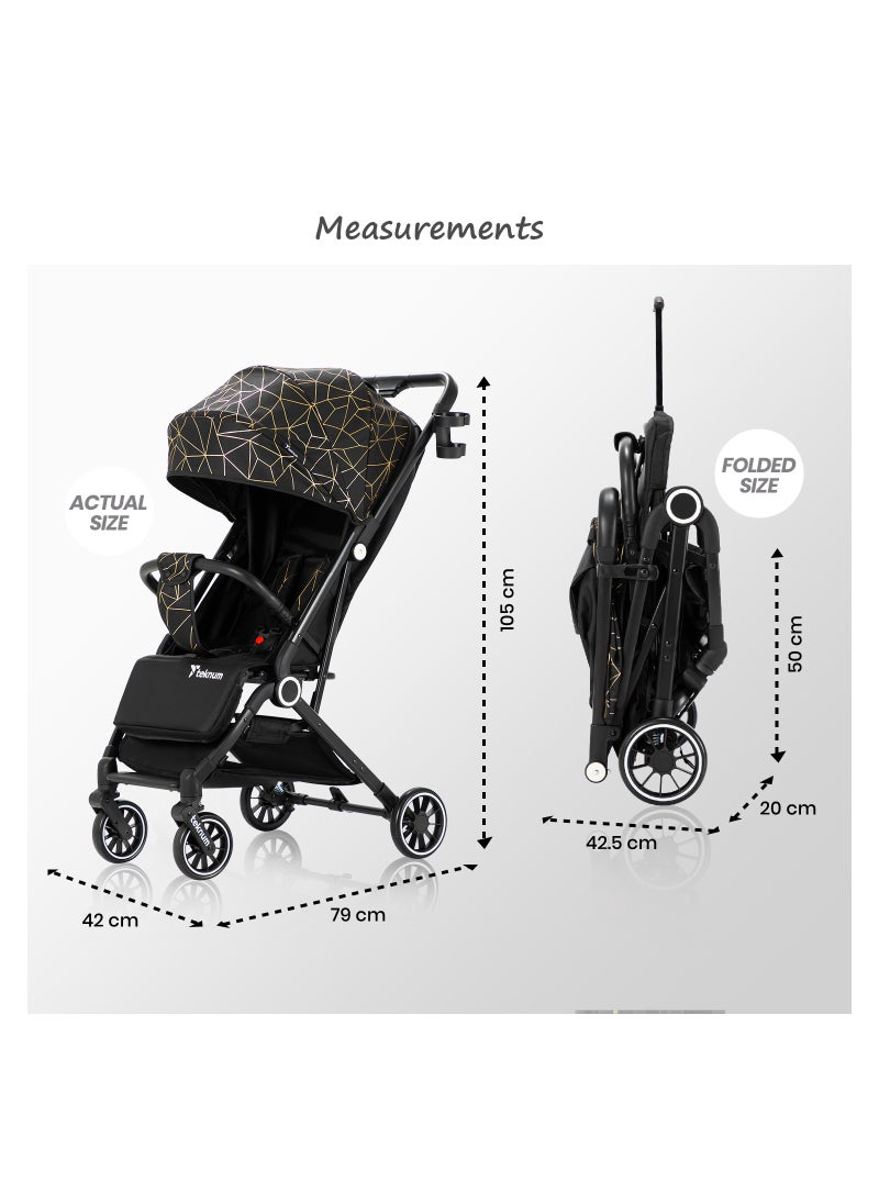 Travel Zen Stroller With Coffee Cup Holder - Black Gold - pzsku/Z7B8D1FEDB1D2A9F6C7B2Z/45/_/1699616786/2e64368a-536e-4d18-bb11-824da095e71f