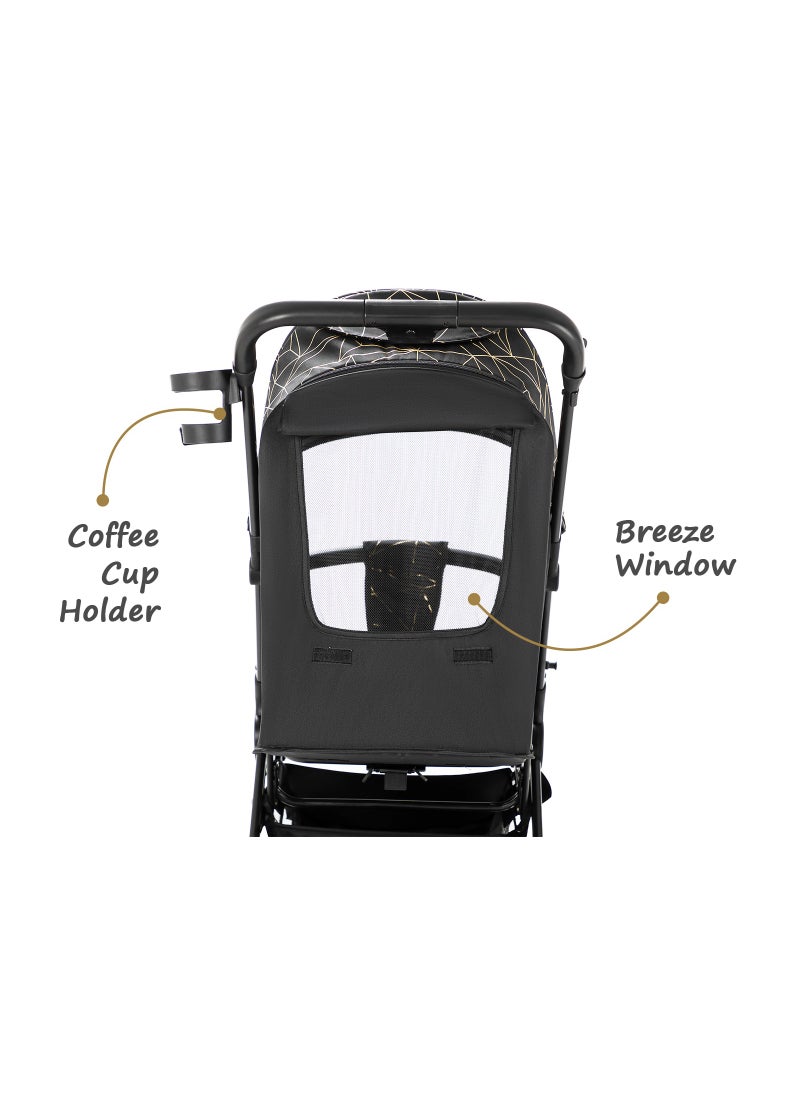 Travel Zen Stroller With Coffee Cup Holder - Black Gold - pzsku/Z7B8D1FEDB1D2A9F6C7B2Z/45/_/1699616797/a3104fb5-5895-4377-9ba6-33eef40cf5dc