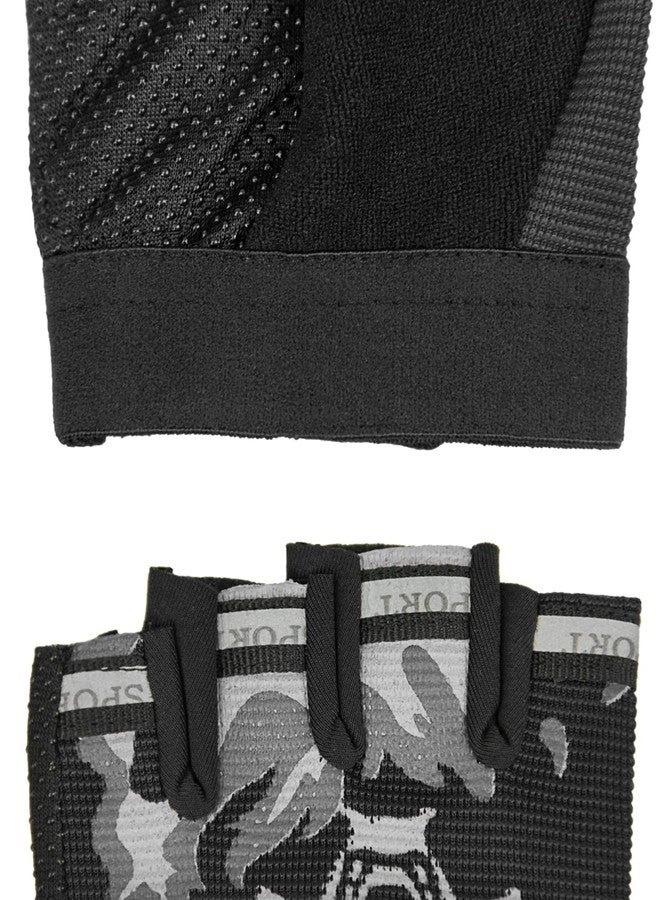 بي اكس تي قفازات رياضية للأطفال من BXT بنصف أصابع مع قبضة محكمة - قفازات جل واقية مانعة للانزلاق للدراجات الترابية، وركوب الدراجات، وصيد الأسماك، والتسلق، والجمباز للأولاد والبنات - Image 3