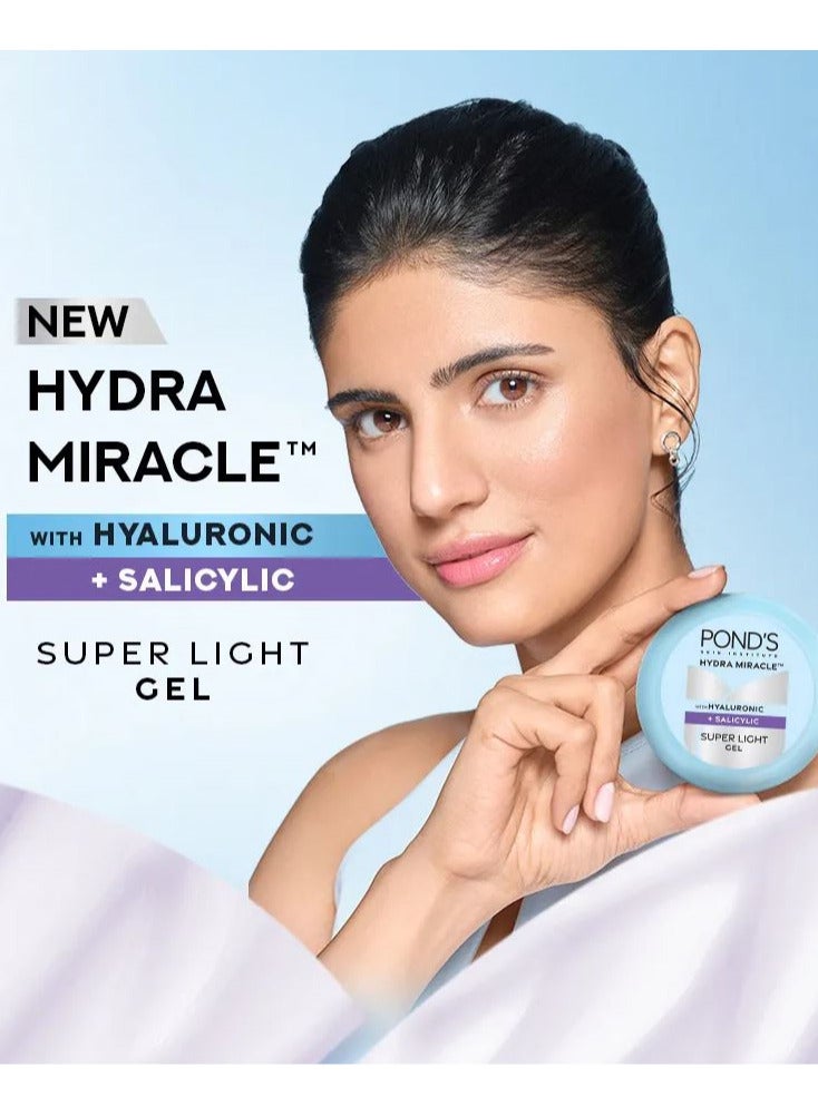 Pond's Hydra Miracle Super Light Gel with Hyaluronic Acid & Salicylic - 100ml  - Image 5