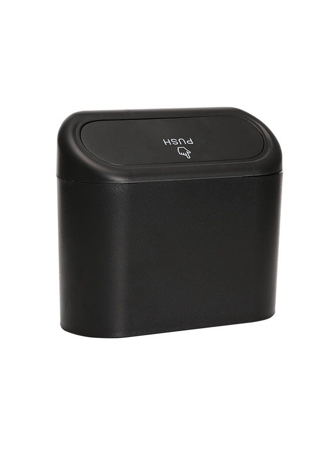 Car Trash Can Bin with Lid and 15PCS Trash Bags Small Car Garbage Can Leak proof Mini Car Accessories Trash Bin Car Dustbin Organizer Container for Car Office Home  - Image 1