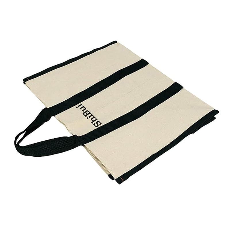 SHIBUI Large Reusable Canvas Grocery Bag Heavy Duty Shopping Tote with Reinforced Handles & Bottom Insert, Foldable Washable Eco-Friendly Jhola Bag for Fruits & Vegetables. (Black, Single Piece) - Image 3