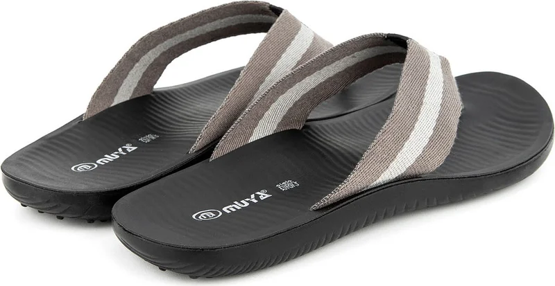 مويا Orthopedix Hawk Anatomical Wet Floor Flip Flops Men's Gray 3132510