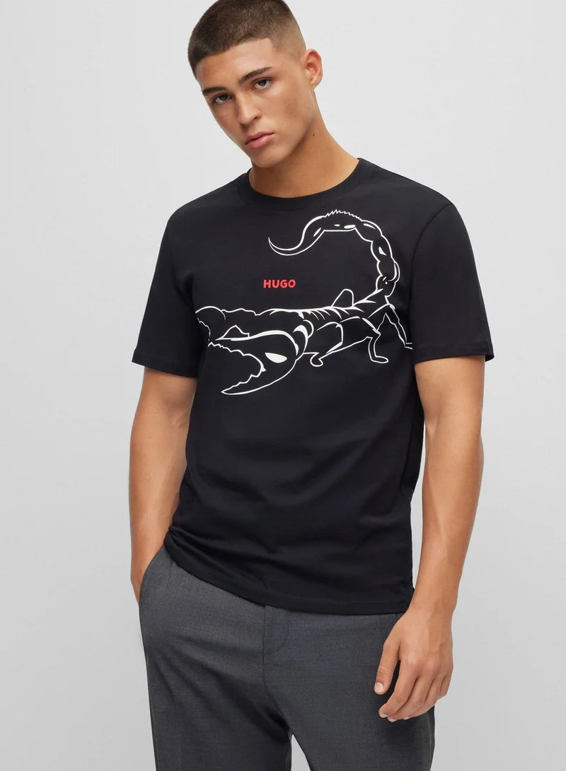 HUGO Scorpian Crew Neck T-Shirt