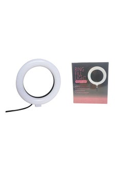 General Supply 18 Inch LED Three-color Multi-position Touch Screen Mobile Phone Live Fill Light Net Red Ring Beauty Light-Light Source Color:6 Inch  - Image 1