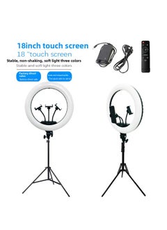 General Supply 18 Inch LED Three-color Multi-position Touch Screen Mobile Phone Live Fill Light Net Red Ring Beauty Light-Light Source Color:6 Inch  - Image 5