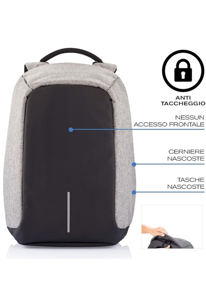 ELTRAZONE Original Anti-Theft Laptop Backpack – Slash-Resistant, Waterproof, with 15.6″ Laptop & 9.7″ Tablet Compartment – Secure, Stylish, and Functional Travel Backpack  - Image 3