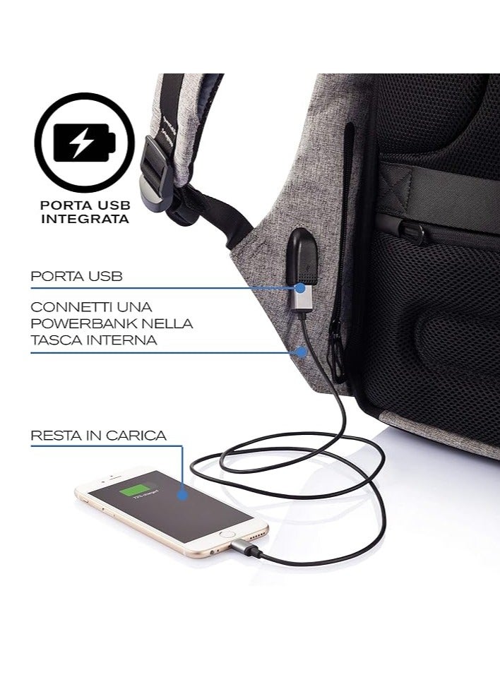 ELTRAZONE Original Anti-Theft Laptop Backpack – Slash-Resistant, Waterproof, with 15.6″ Laptop & 9.7″ Tablet Compartment – Secure, Stylish, and Functional Travel Backpack  - Image 4