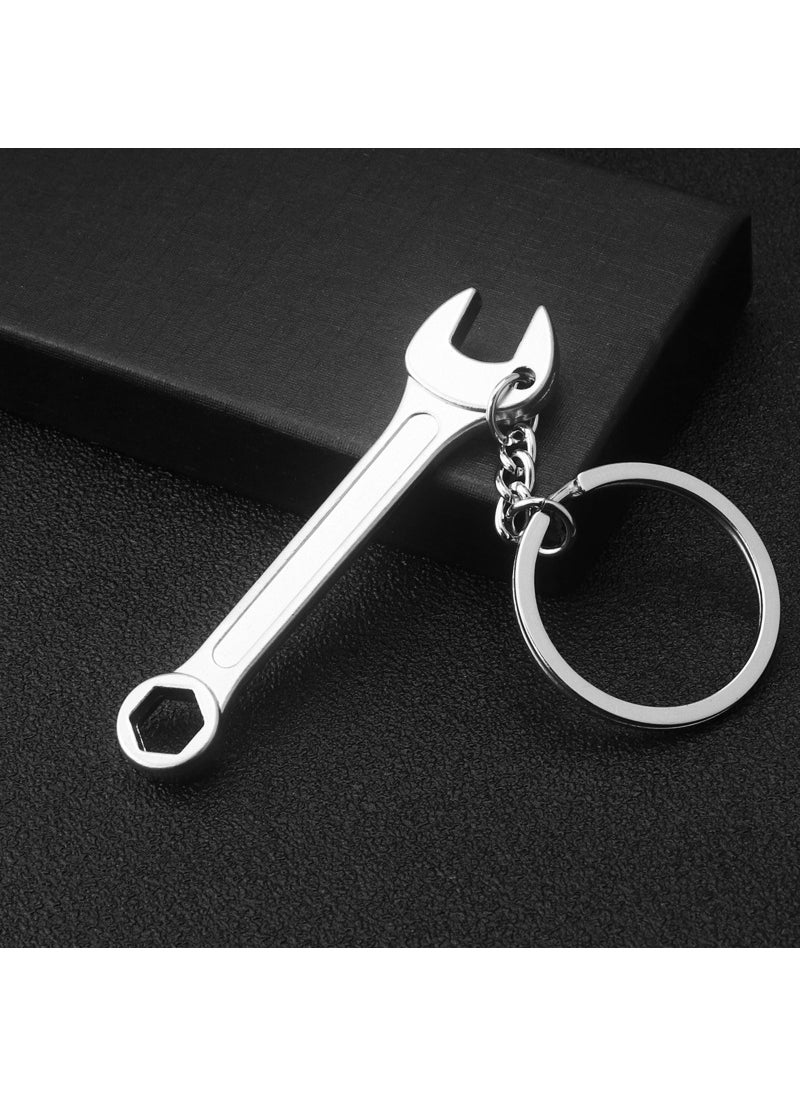 Generic - Metal Wrench Keychain Ruler Sawtooth Car Keyring H-389 hexagon wrench - Image 1