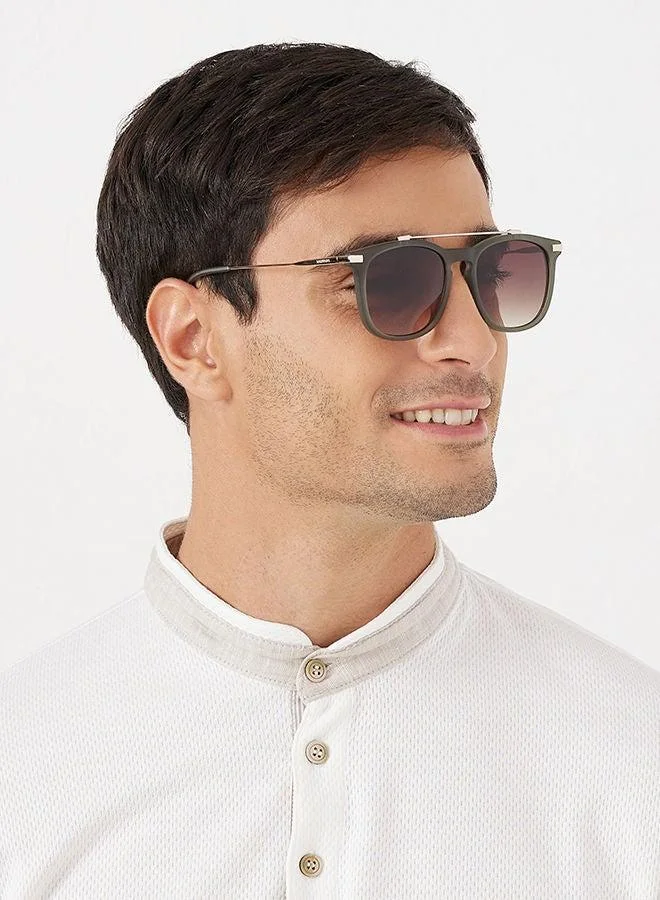 30Sundays 30Sundays CHALLENGER,Men Sunglasses, Aviator Sunglasses, UV Protection: UV400 (Green,Brown)