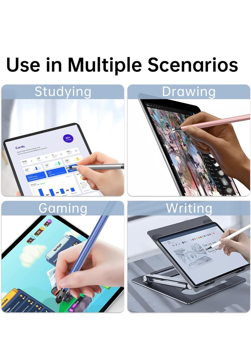 2-in-1 Stylus Pen for Touch Screen, High Precision and Sensitivity, Suitable for iPhone/ipad/Android Tablets, Compatible with All Touch Screens