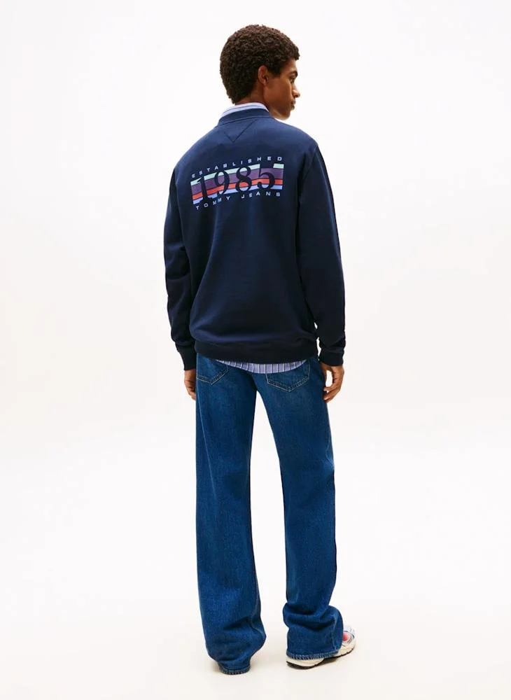 تومي جينز سويت شيرت دي إن إيه بلاي عادي