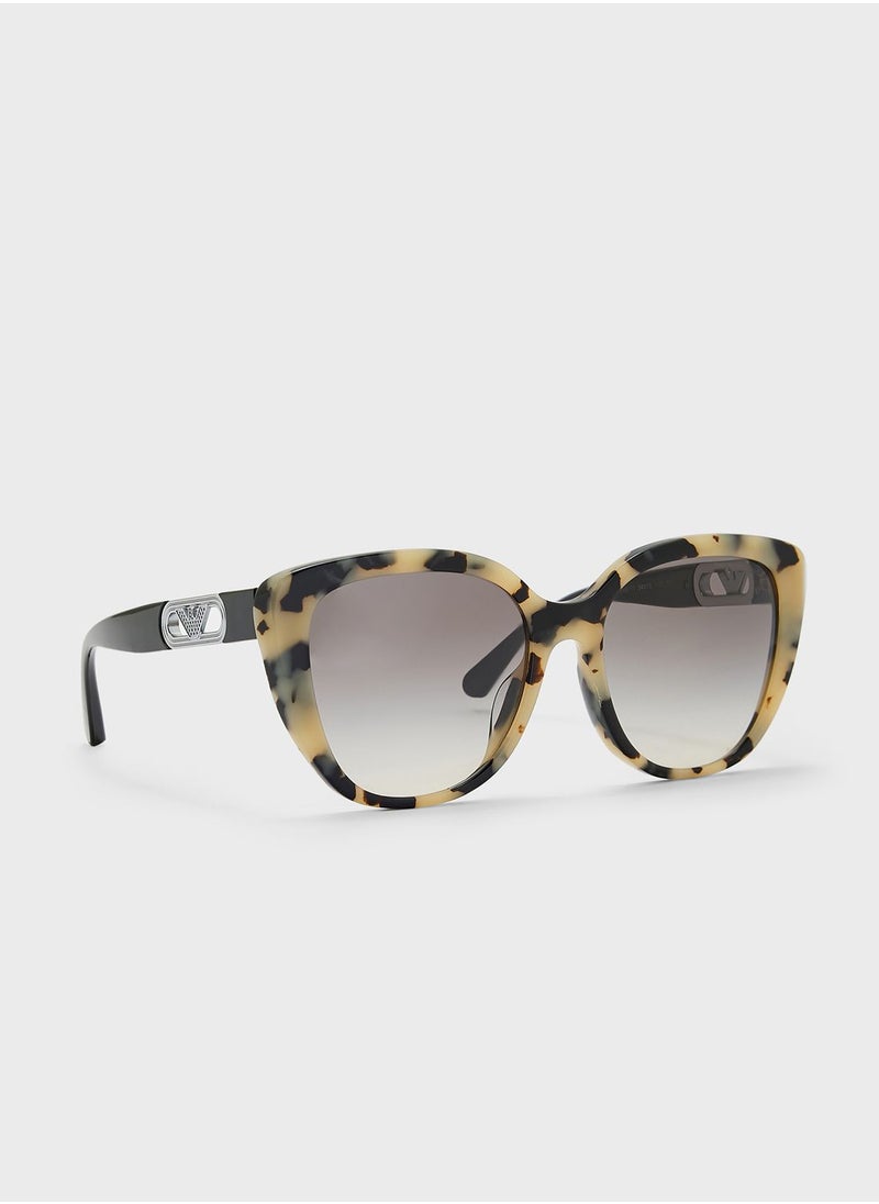 EMPORIO ARMANI 0Ea4214U Oversized Sunglasses  - Image 1