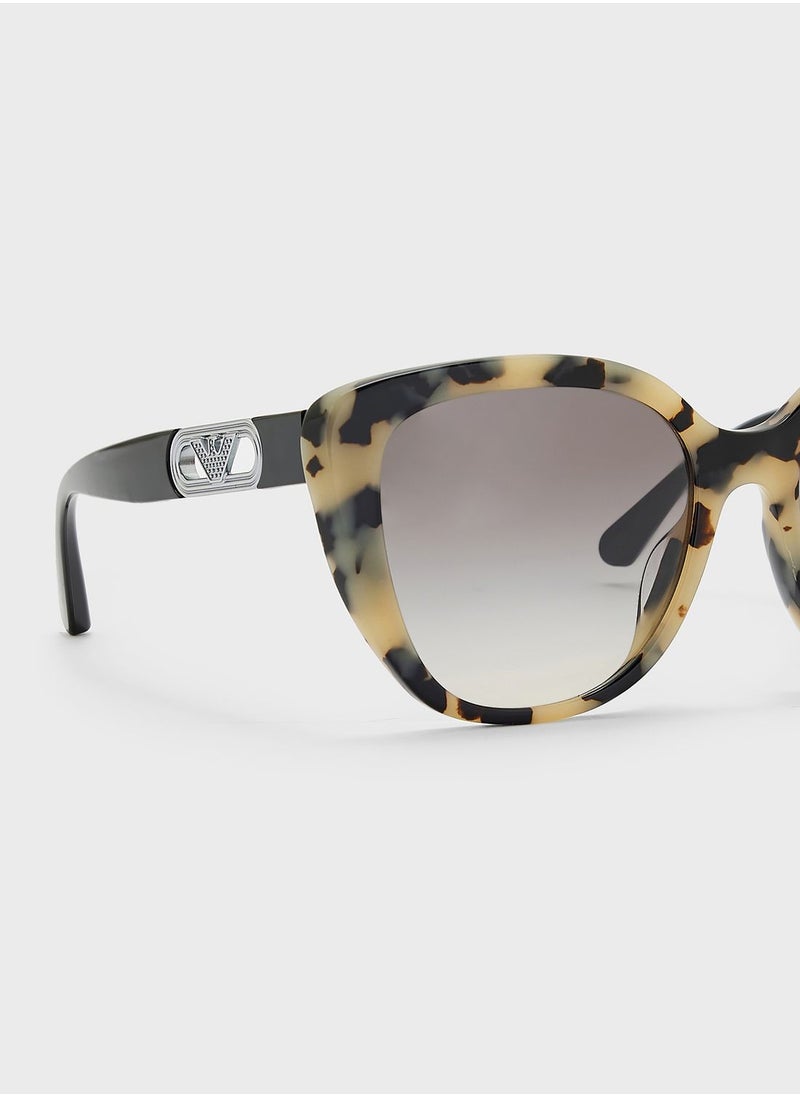 EMPORIO ARMANI 0Ea4214U Oversized Sunglasses  - Image 4