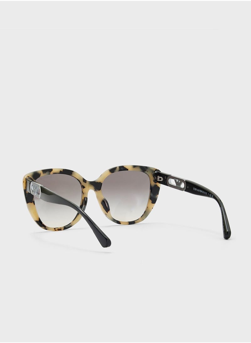 EMPORIO ARMANI 0Ea4214U Oversized Sunglasses  - Image 3
