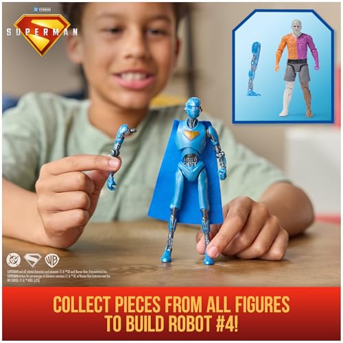 DC Comics, Superman 6-Inch Metamorpho Action Figure, Authentic Superman Movie Styling, Super Heroes Kids Toys for Boys and Girls Ages 4 and Up - Image 4