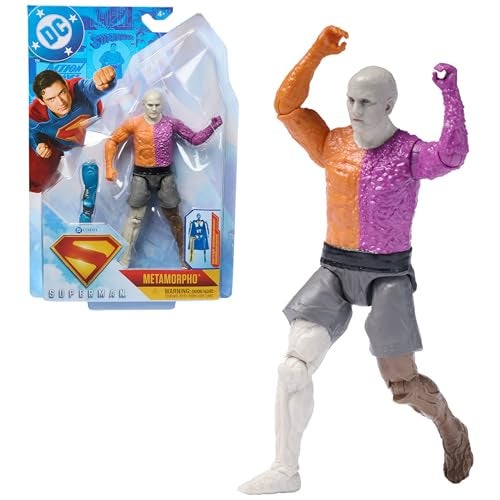 DC Comics, Superman 6-Inch Metamorpho Action Figure, Authentic Superman Movie Styling, Super Heroes Kids Toys for Boys and Girls Ages 4 and Up - Image 1