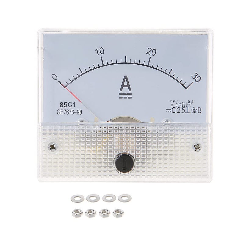 Analog Panel Ammeter Current Meter Tester Gauge For Circuit Testing Charging Color A - Image 2