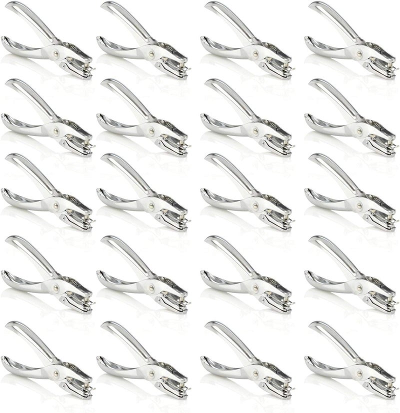 Swing Line 1 Hole Punch, Hole Puncher, 5 Sheet Punch Capacity, Classic, Chrome 20-Pack (74005) - Image 1