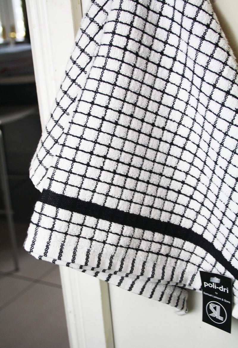 Samuel Lamont Poli Dri 100% Cotton Dish Towel - Black - Image 5
