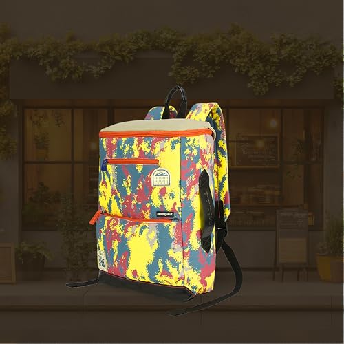 Provogue Cavo Pro 14 litres everyday backpack, 15.6 inch laptop compartment, for men and women in Camo, stylish contemporary daily use college, office and outdoor bag | With organiser - Image 2