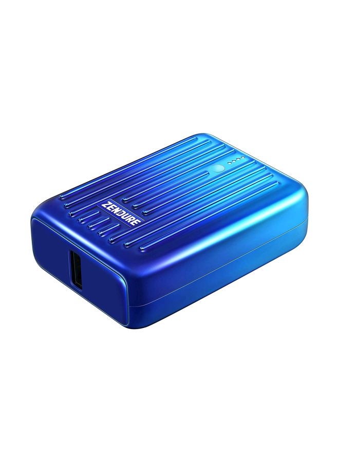 ZENDURE 10000 mAh Super Mini Portable Power Bank Blue - Image 3