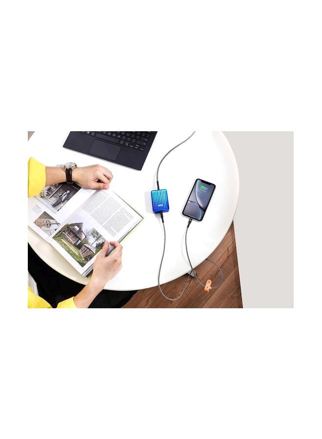 ZENDURE 10000 mAh Super Mini Portable Power Bank Blue - Image 5