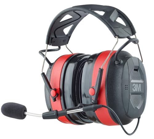 3M Pro-Comms Electronic Hearing Protector, Wireless Earmuffs With Bluetooth Technology & External Noise-Canceling Boom Microphone, Noise Reduction Rating (NRR) 26 dB, Premium Gel Cushions (90546-SIOC) - Image 1