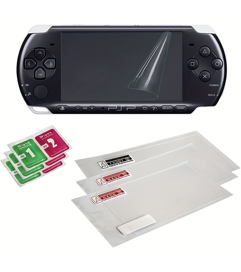 Screen Protector Film 3pcs For Sony PSP 1000 2000 3000 LCD Scratch Guard - Image 5