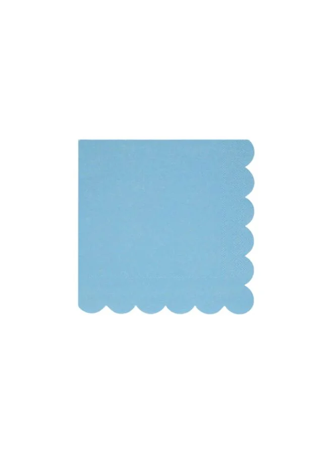 Meri Meri Cornflower Blue Small Napkins