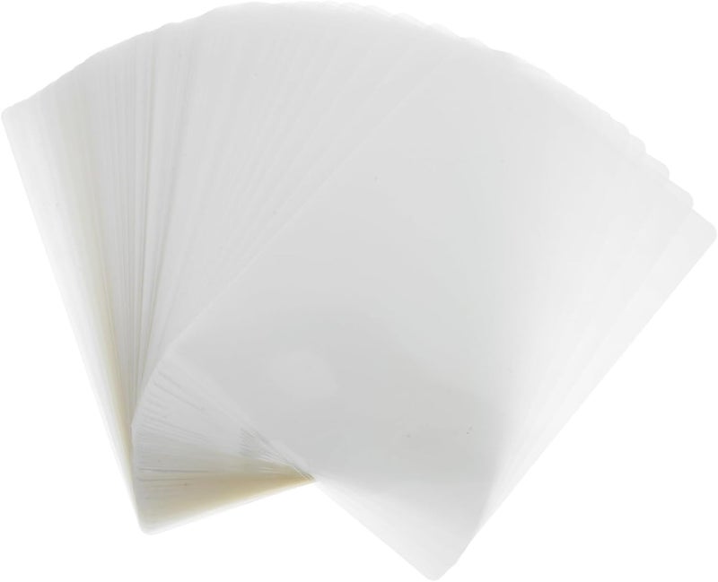 Veemoon 100pcs Laminating Sheets Thermal Lamination Film for Photos and Documents Scratch-Resistant for Use - Image 1
