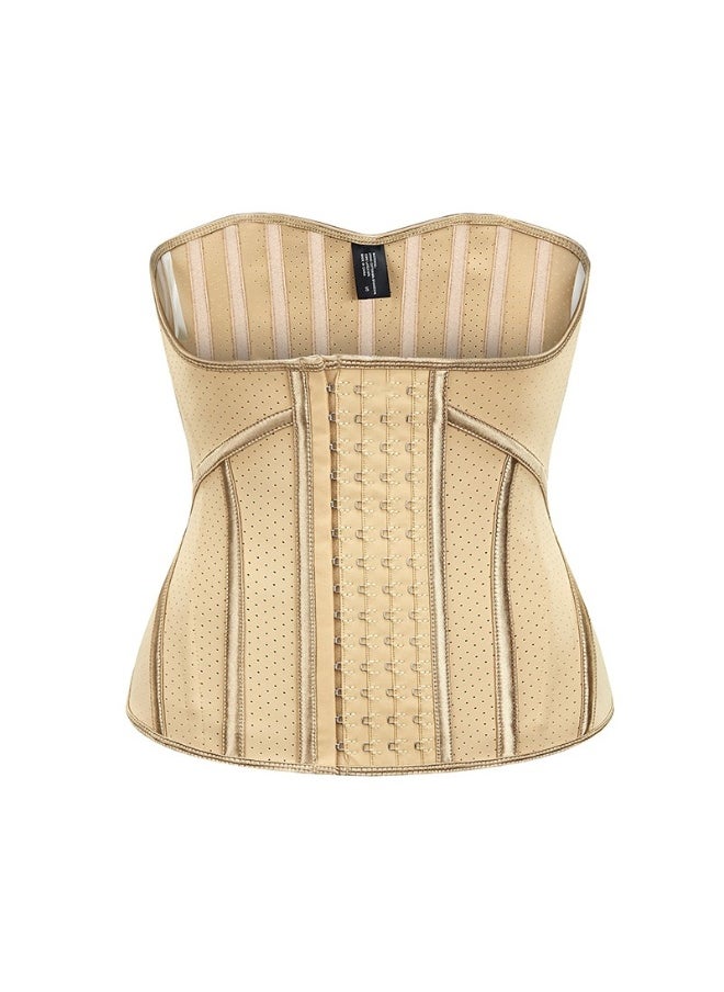 NIBEMINENT Three-Row Buckle Seamless Latex Waist Trainer  - Image 1