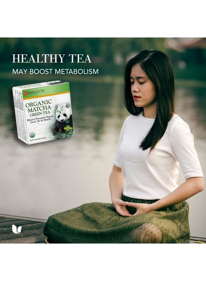 Uncle Lee's Tea - Organic Matcha Green Tea, High in Catechin, Rich in Antioxidants, Box, 40 Tea Bags - Image 5