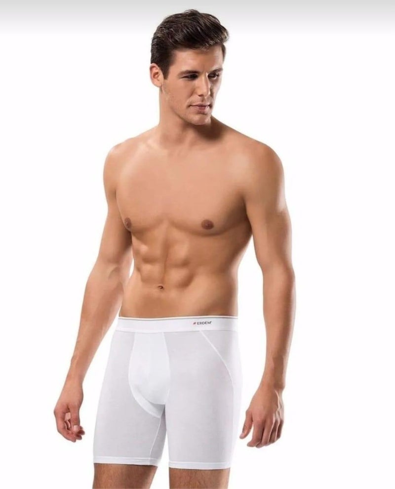 Erdem 1470 Men's Lycra Long Boxer 10 Pieces 