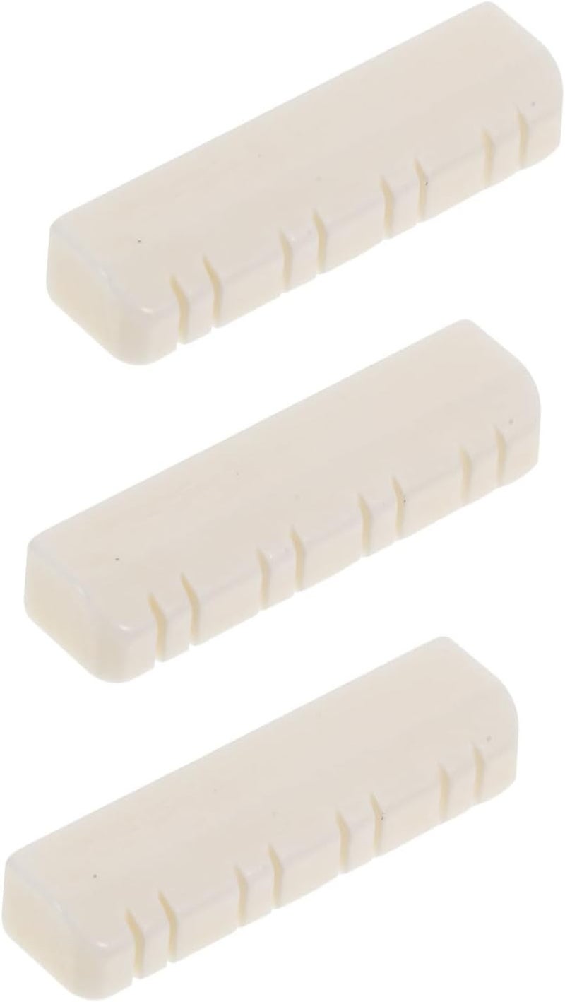 3 Pcs White Mandolin Neck Support Pillows Portable Oxbone Instrument Accessories for Mandolins with Smooth Surface Stable Neck Rest for Easy Maintenance - Image 1