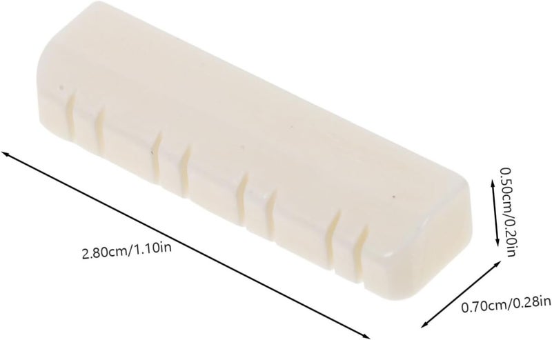 3 Pcs White Mandolin Neck Support Pillows Portable Oxbone Instrument Accessories for Mandolins with Smooth Surface Stable Neck Rest for Easy Maintenance - Image 2