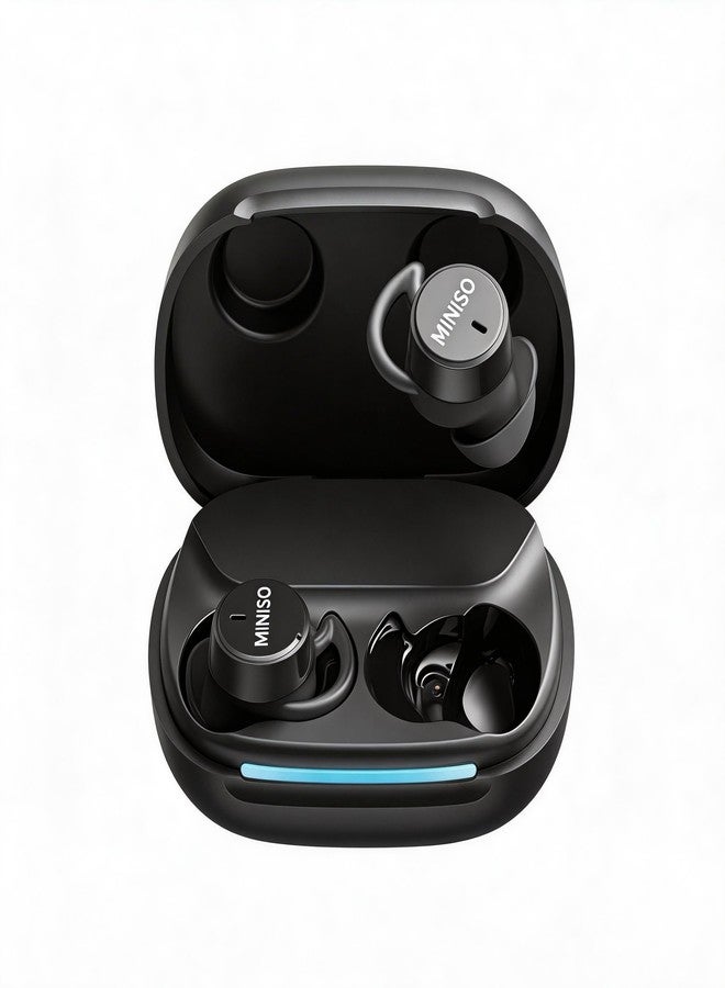 ميني سو سماعات أذن MINISO MS217، 2026 سماعات أذن جديدة MS217 AI للترجمة في الوقت الفعلي، سماعات رأس لمترجم اللغة AI سماعات أذن Audiofonos Traductores Inglés Español تدعم 165 لغة للسفر - Image 1