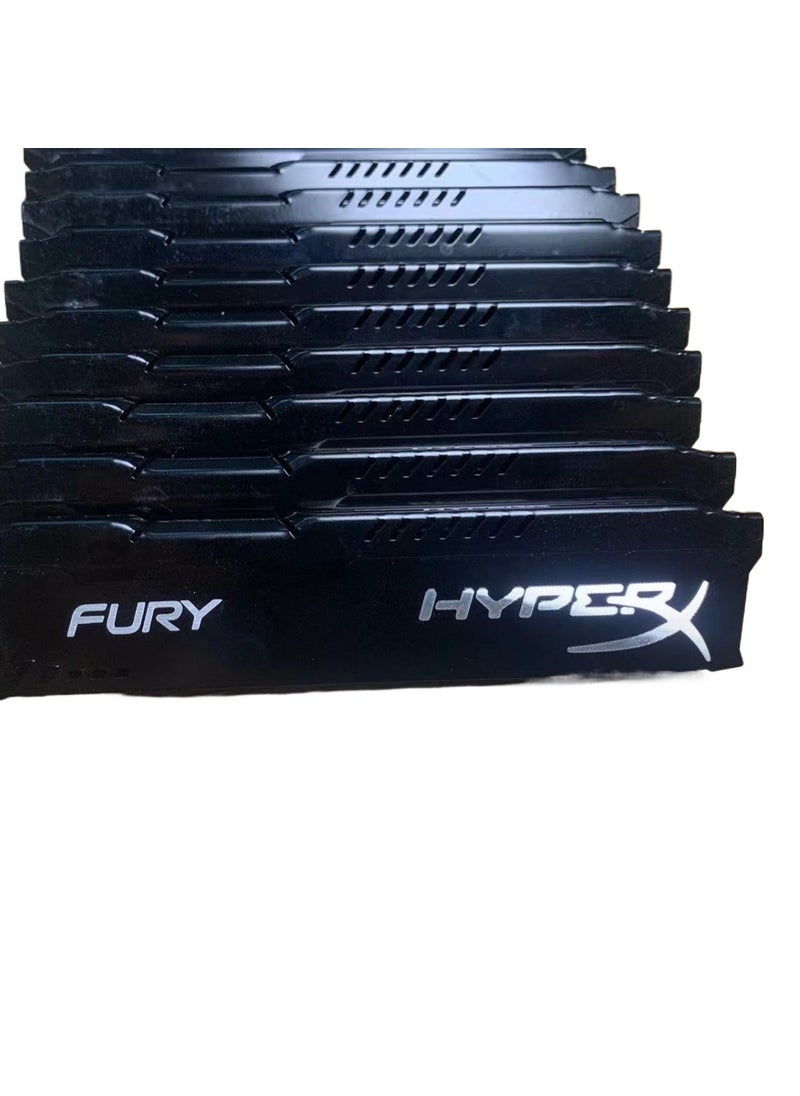 Generic DDR3 DDR4 RAM Heatsink Vest Desktop Memory Black 