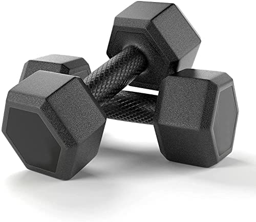 IRIS Fitness PVC Encase Coating Free Weight Hex Dumbbells Set for Strength Training, Home Gym Fitness and Full Body Workout (2kg (1kgX2)) - Image 5