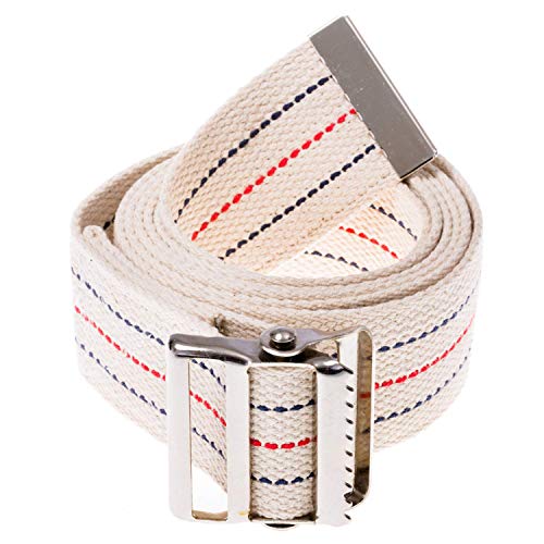 Rilekh Mulligan Mobilization Belt for Physiotherapy – Adjustable Gait Belt 90inch Length Width-2 Inch - with Metal Buckle - Transfer Walking and Standing Assist Aid for Caregiver Nurse Therapist - Image 2