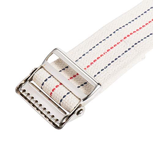 Rilekh Mulligan Mobilization Belt for Physiotherapy – Adjustable Gait Belt 90inch Length Width-2 Inch - with Metal Buckle - Transfer Walking and Standing Assist Aid for Caregiver Nurse Therapist - Image 4