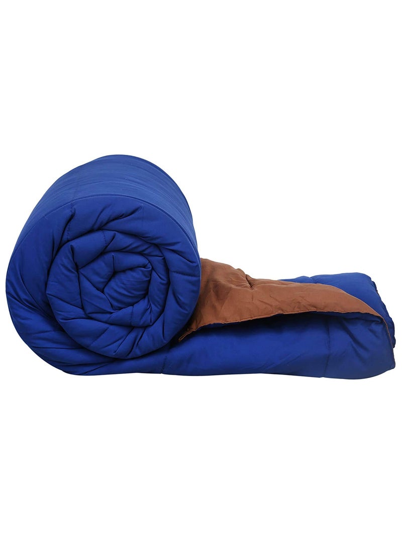 SVT SVT Microfiber 200TC Comforter Double_Coffee Blue  - Image 4