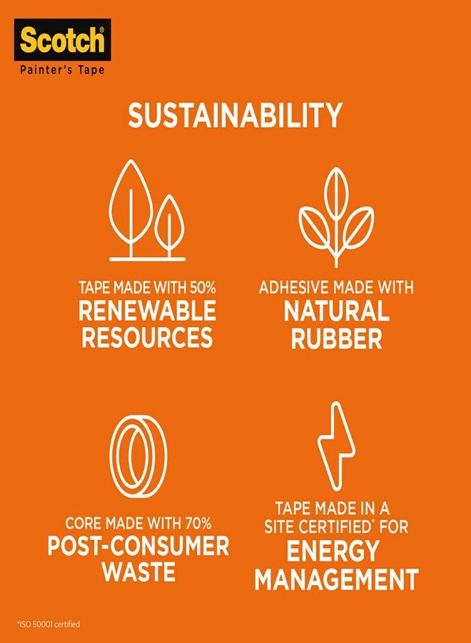 Scotch Heavy Duty Masking Tape, 1.41 in x 60.1 yd, 2020+-36AP, 1 roll - Image 2