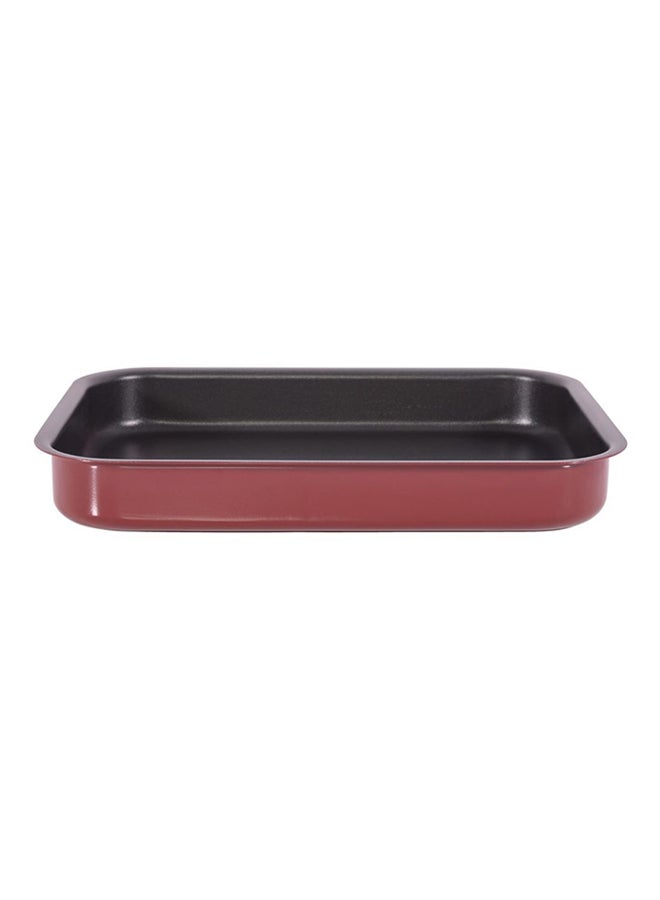 Royalford 37 Cm Non-Stick Baking Tray Aluminium Alloy Durable Non-Stick Coating Perfect For Baking And Food Roasting Multi Color 37X27X5.5 Cm - Image 1
