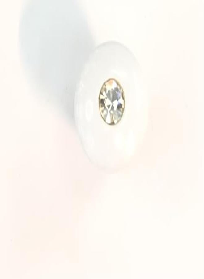 Kitchen Cabinet Button Handle Zipper Handle White Italian Made - Image 2