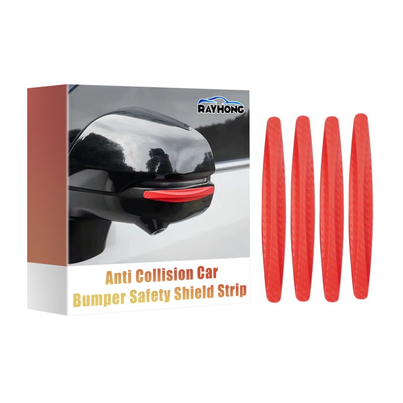 Rayhong Car Anti-Collision Protective Stickers Front And Rear Bumper Protective Strips Anti-Scratch Body Scratch Protective Stickers - Image 1